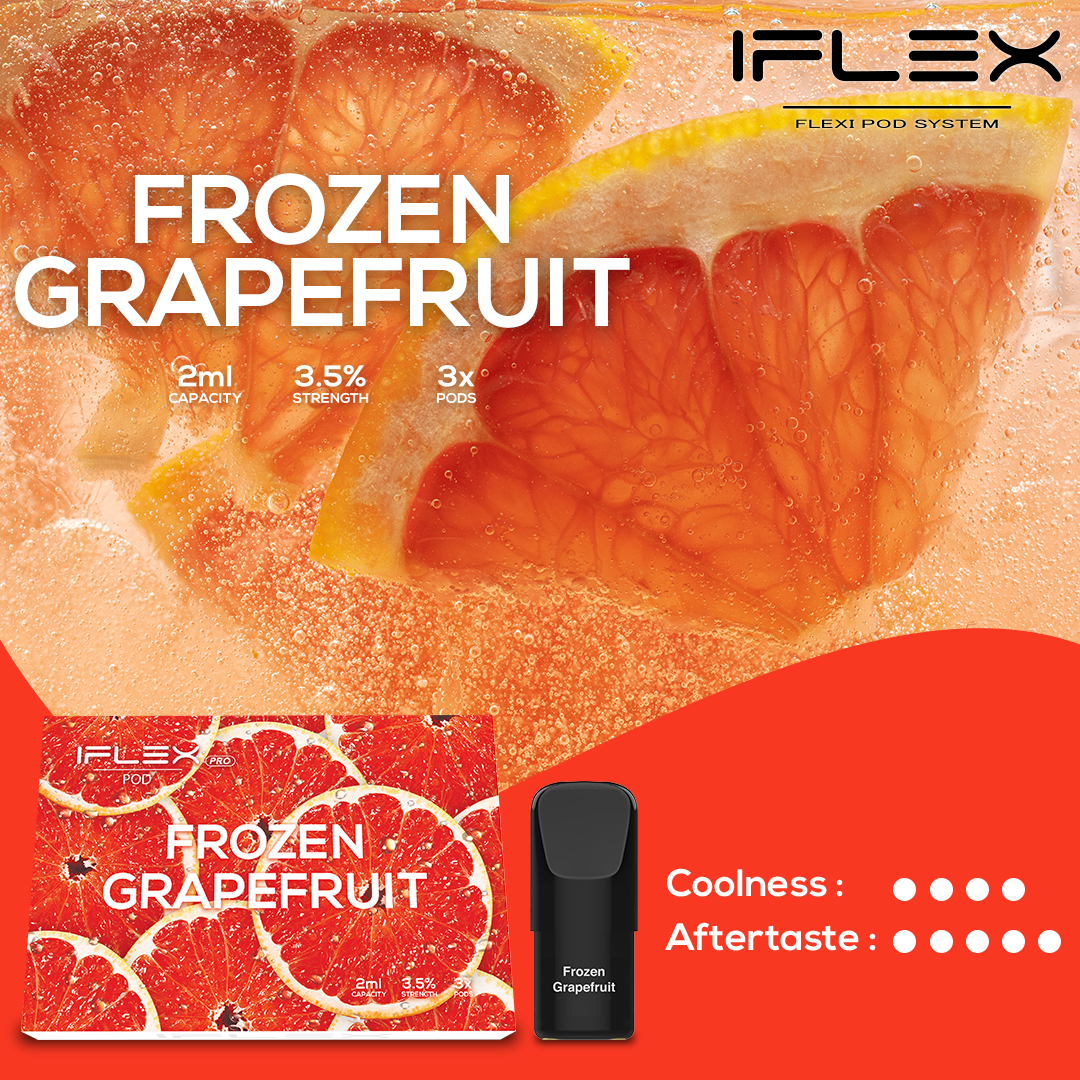 (Bưởi đỏ lạnh) IFLEX POD PRO FROZEN GRAPEFRUIT 