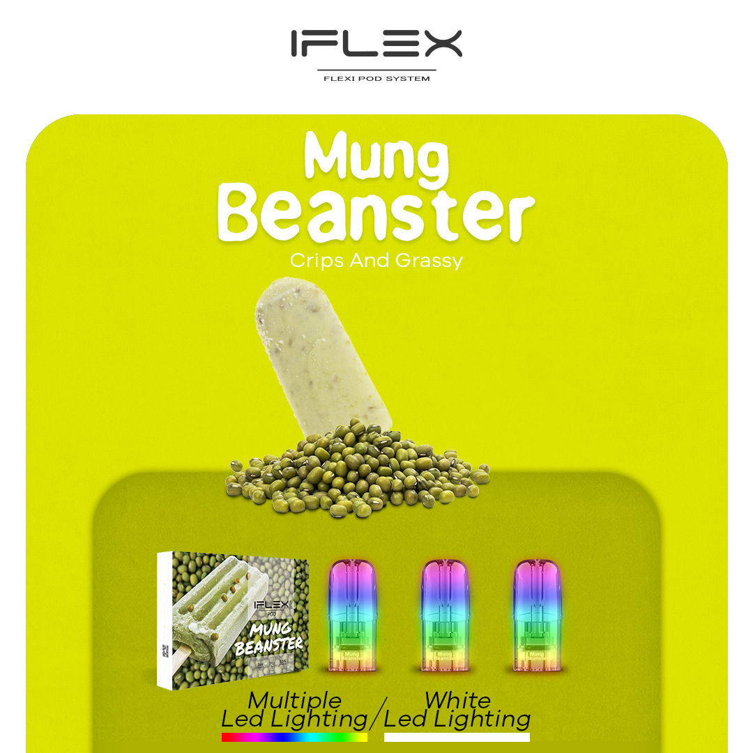 (Kem đậu xanh) IFLEX MUNG BEANSTER POD RELX ( Hộp 3 cái )