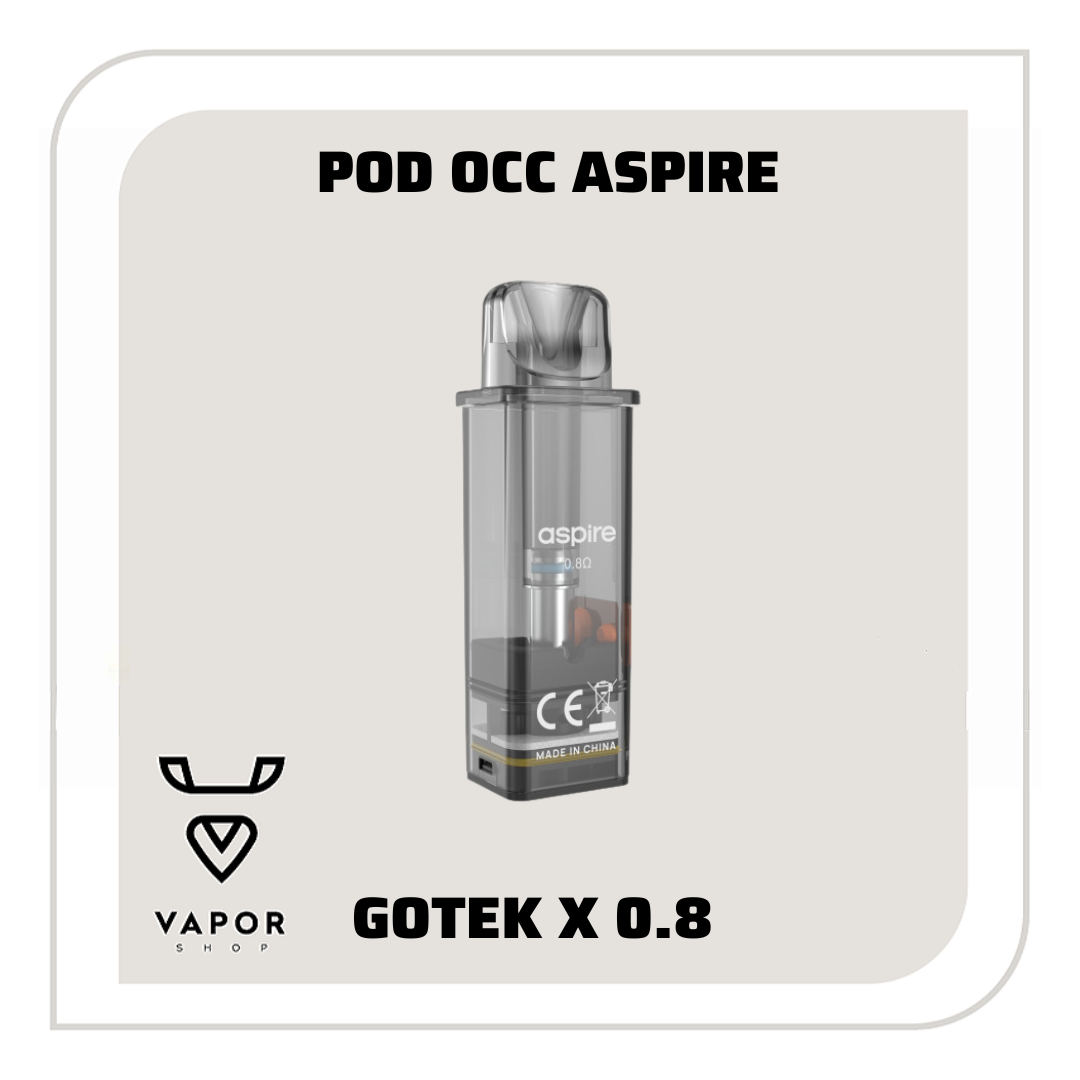 Pod rỗng thay thế cho ASPIRE Gotek X / S 4,5ml Kèm Mesh Coil 0,8/0,6 Ohm 