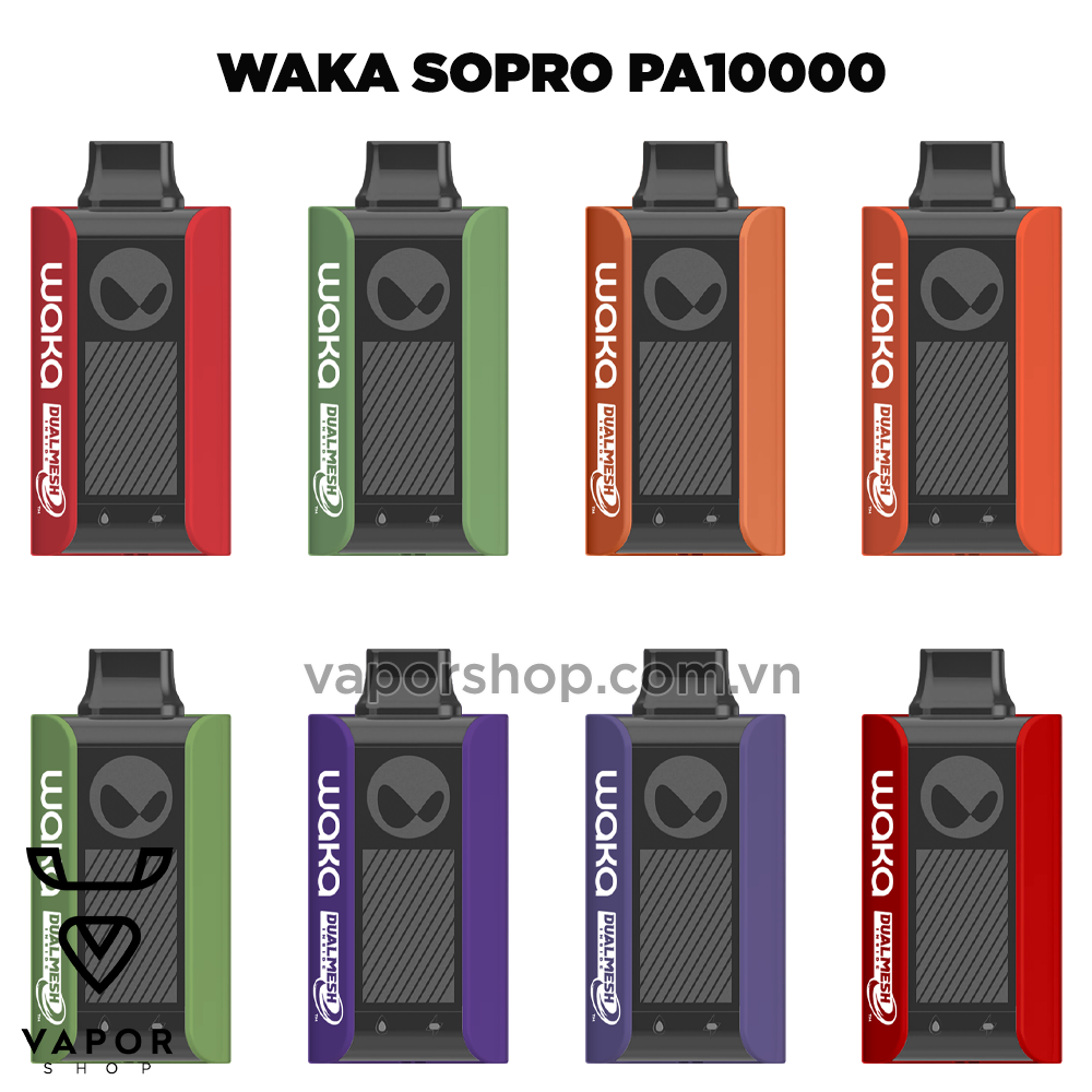 Disposable WAKA soPRO PA10000 3% 10000 Puffs