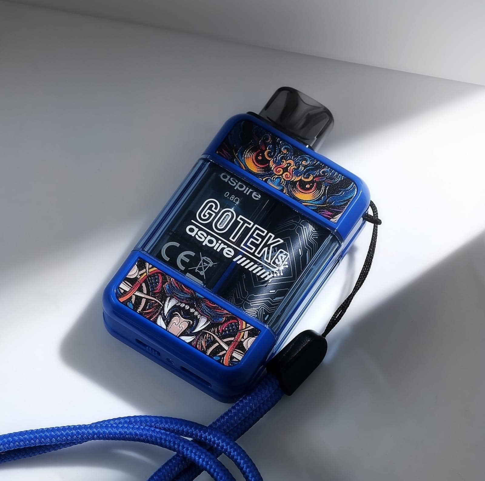 Aspire GoTek S 650mAh Pod Rỗng Châm Dầu 4.5ml Blue Kit - Cai thuốc lá hiệu quả - Empty 0.8 Ω Refillable Pod Replacement  