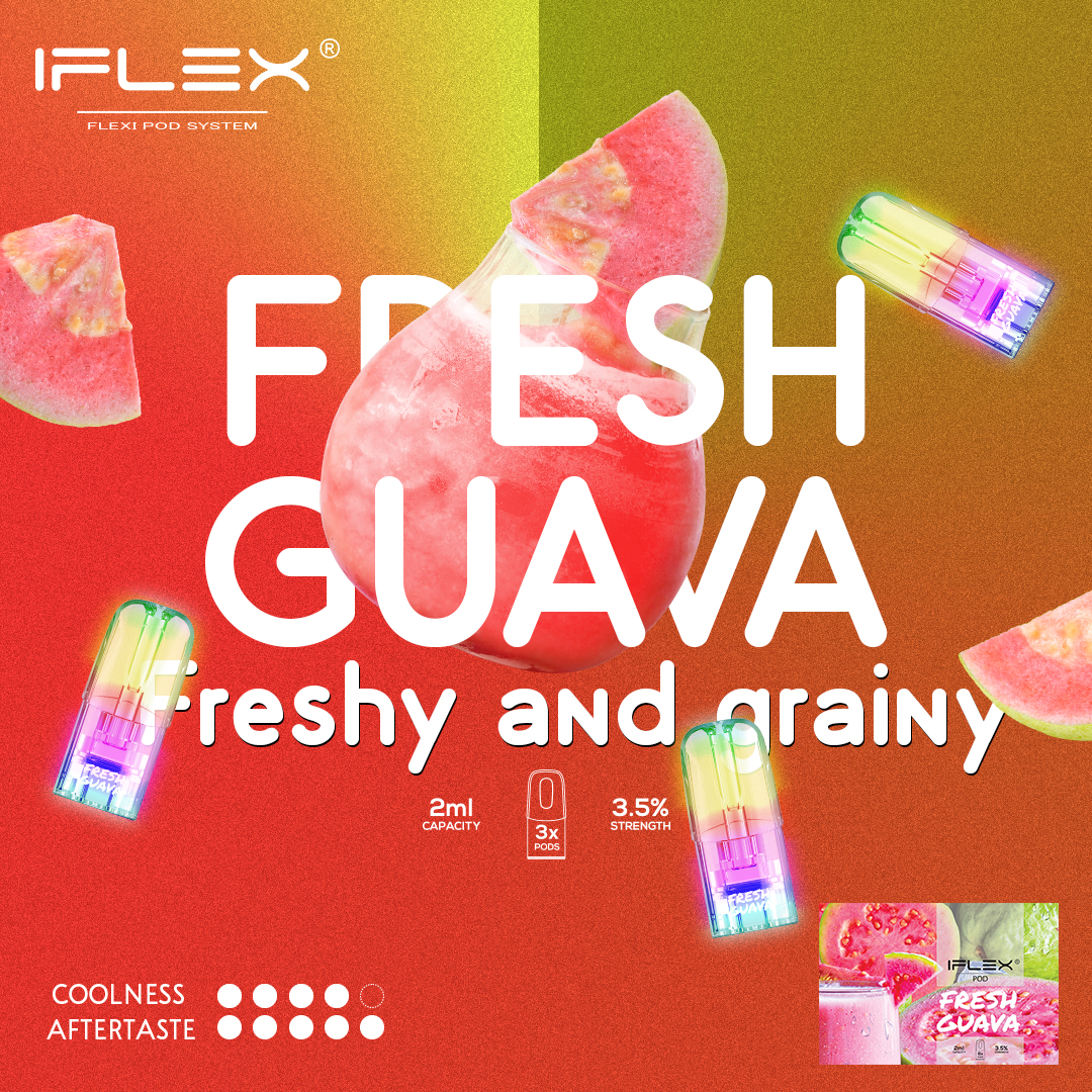 (Ổi lạnh) IFLEX FRESH GUAVA POD RELX ( Hộp 3 cái )