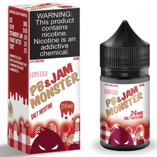 Jam Monster Salt PB & Jam Strawberry 30ml