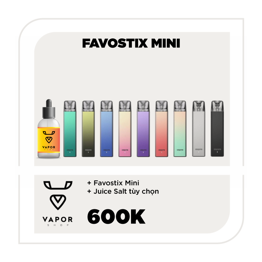 FAVOSTIX MINI 15W + PACK POD (3PCS)