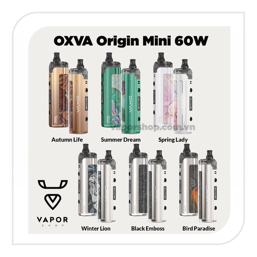 Oxva Origin Mini 60w Pod Mod Kit 2200mah