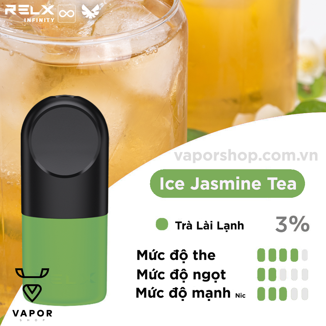 ( Trà Lài Lạnh ) Relx Pod Pro 2 Ice Jasmine Tea