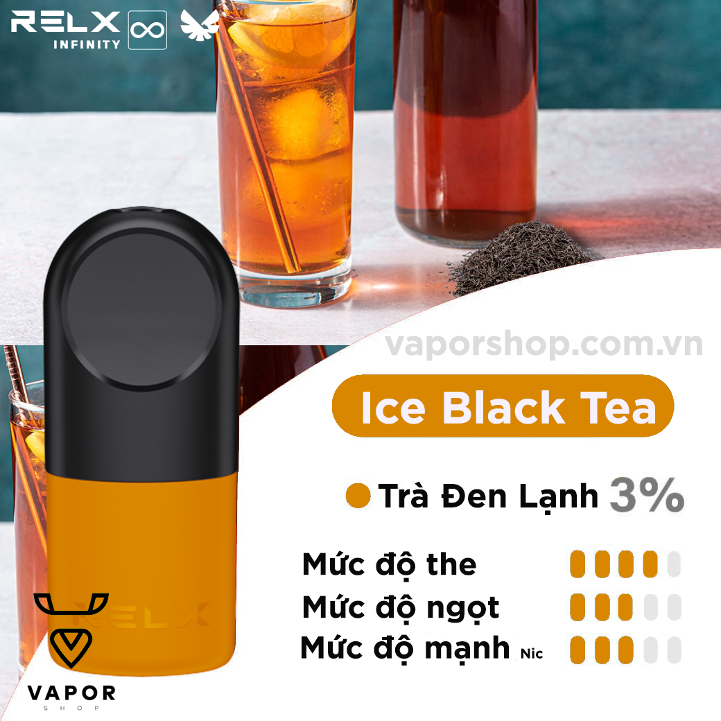 ( Trà Atiso đỏ Lạnh ) Relx Pod Pro  2 Hibiscus ice tea 