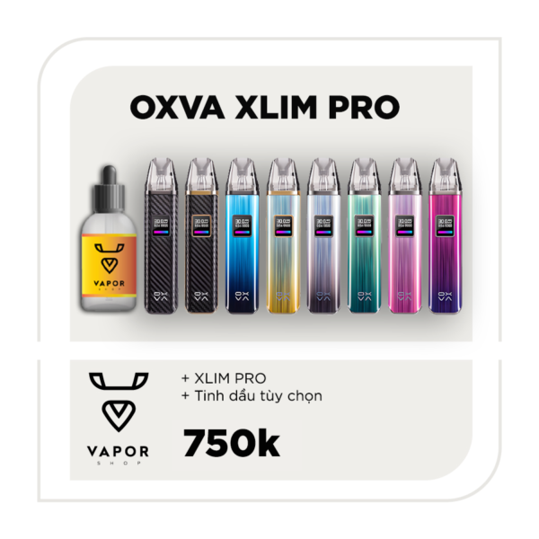 Combo Xlim Pro kèm dầu tùy chọn