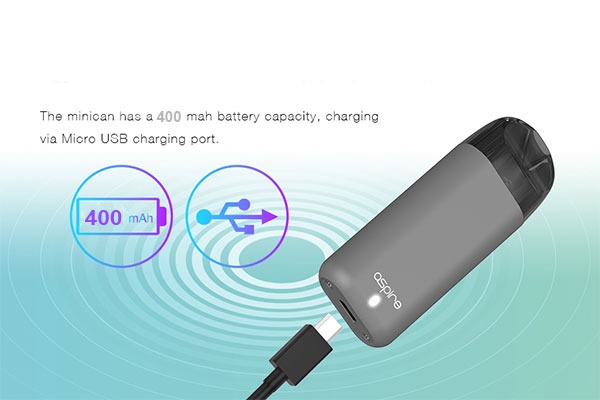 Trang bị pin 400 mAh