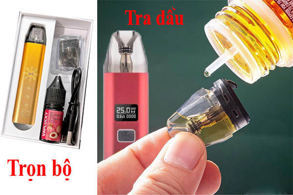 Cách tra dầu và trọn bộ khi mua tại Vaporshop