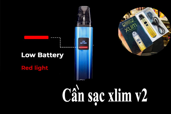 Lưu ý về cách sạc xlim v2