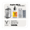 COMBO ASPIRE RIIL X - Máy fullbox + Tinh dầu tuỳ chọn