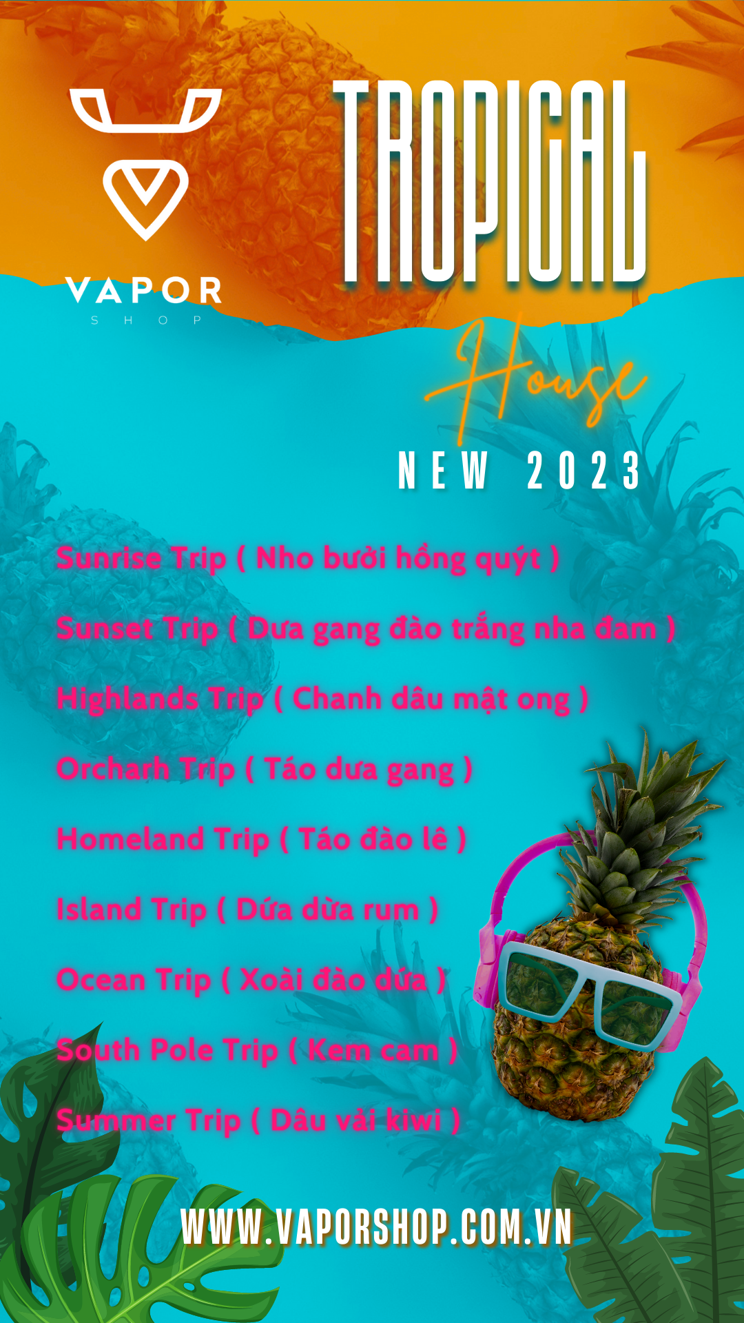 Tropical house new 2030 giá rẻ tại Vaporshop