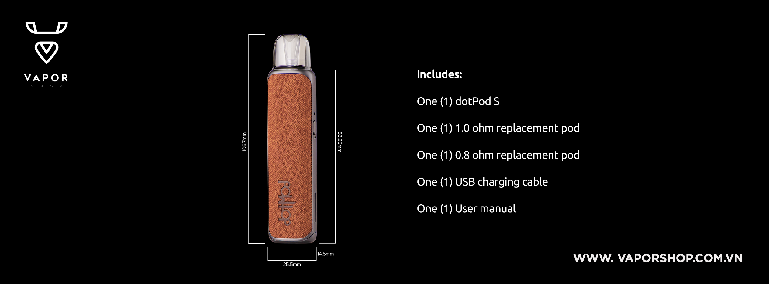 DotMod dotPod S Pod Kit giá rẻ tại vaporshop