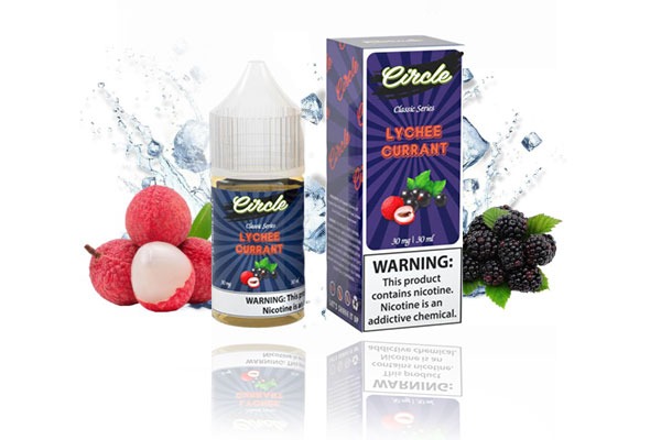 Circle Lychee Currant salt nic