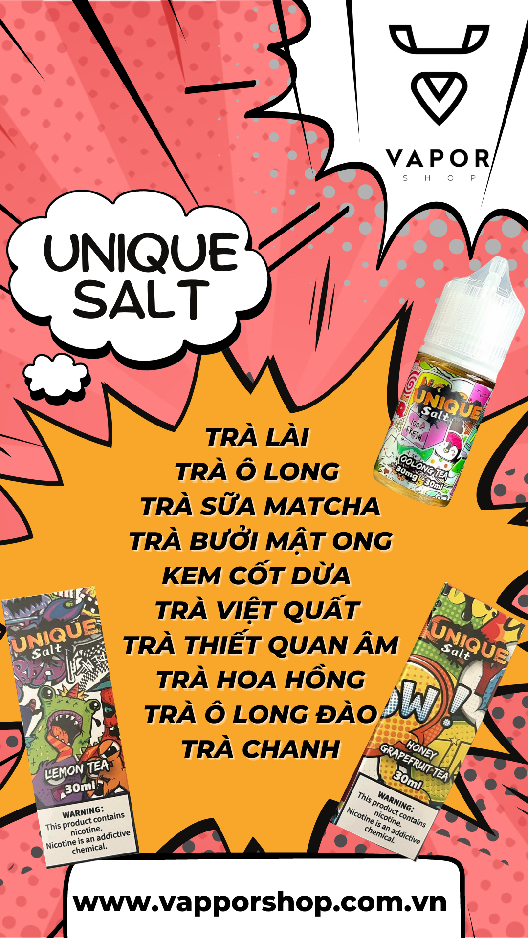 LIST VỊ ALASKA SALT NIC 350K FREESHIP TOÀN QUỐC GIÁ RẺ TẠI VAPORSHOP