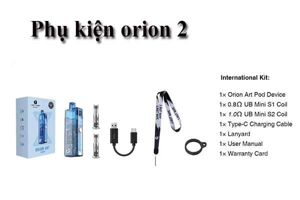 Trọn bộ phụ kiện orion 2