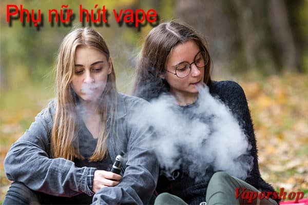 Ngày càng nhiều phụ nữ hút vape