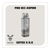 Pod rỗng thay thế cho ASPIRE Gotek X / S 4,5ml Kèm Mesh Coil 0,8/0,6 Ohm