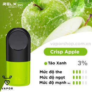 (Táo Nho) RELX POD PRO CRISP GREEN APPLE