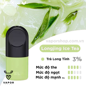 (Trà Long Tỉnh) Relx Pod Pro 2 Longjing ice Tea