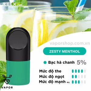 (Chanh bạc hà) RELX POD PRO ZESTY MENTHOL