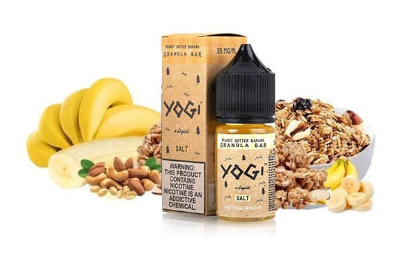 Peanut butter banana granola by yogi salt 30ml