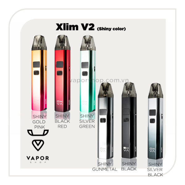 COMBO OXVA XLIM V2 - Máy Fullbox + Tinh Dầu Tuỳ Chọn