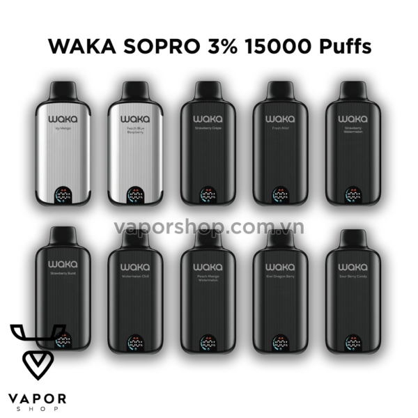 WAKA SOPRO 3% 15000 Puffs