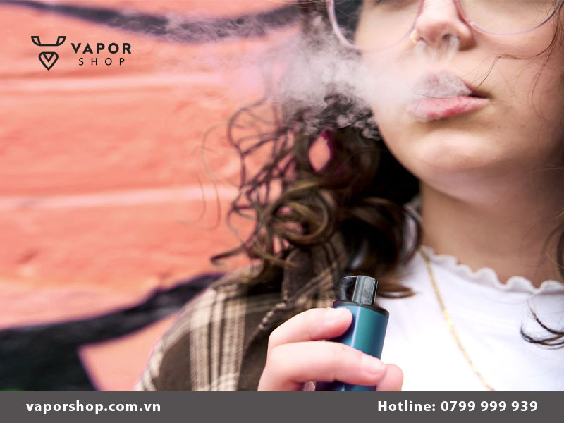 Cách nhả khói vape bằng mũi